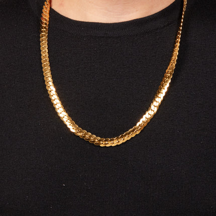 SAPHOR – Cadena Serpiente –  8.5 mm x 65 cm.