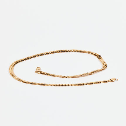 SAPHOR – Cadena Serpiente –  8.5 mm x 65 cm.